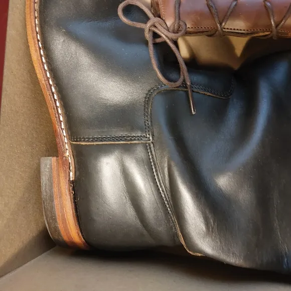 womens black Wolverine Earhart Samantha Pleet Riding Boots  43/11. EUC