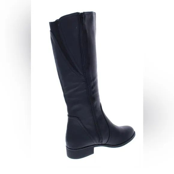 Women’s High Boots Size 8.5 Style &amp; Co. Milah Tall Casual Mid-Calf Boots Black