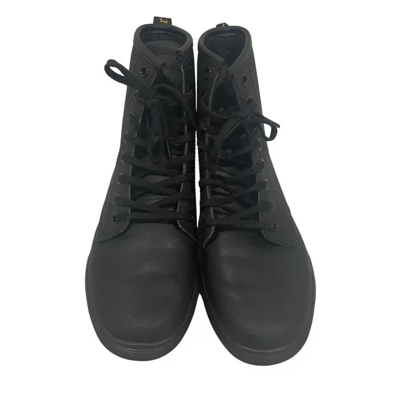 Women’s Size 6 Dr. Martens Docs 8-Eye Sheridan Matte Black Casual Lace Up Boots