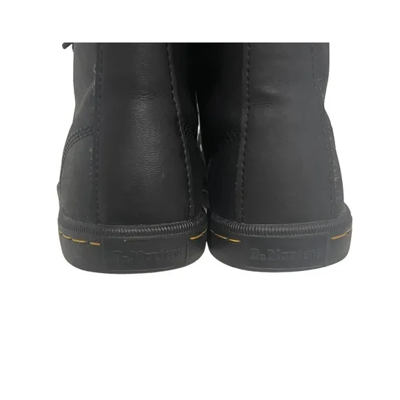 Women’s Size 6 Dr. Martens Docs 8-Eye Sheridan Matte Black Casual Lace Up Boots