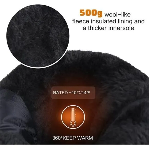 Women's Snow Boots Winter Water-Resistant Fur Lined Frosty Warm Anti-Slip Boots