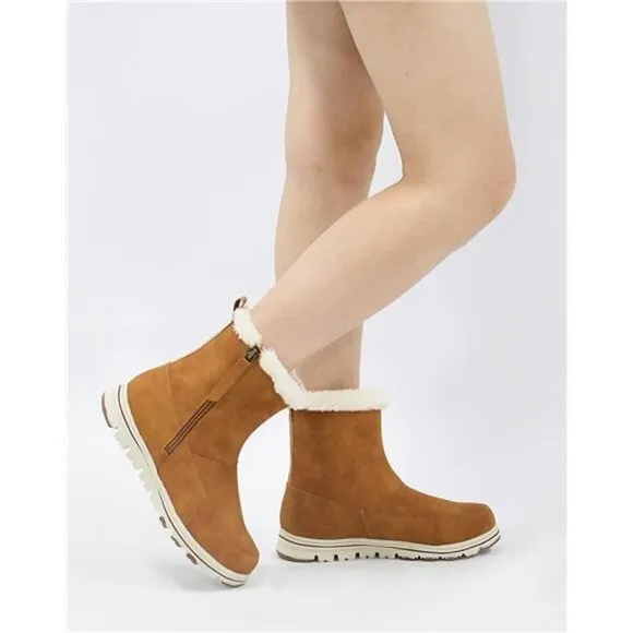 Women's Winter Snow Ankle Boots Windbreak Warm Booties Waterproof