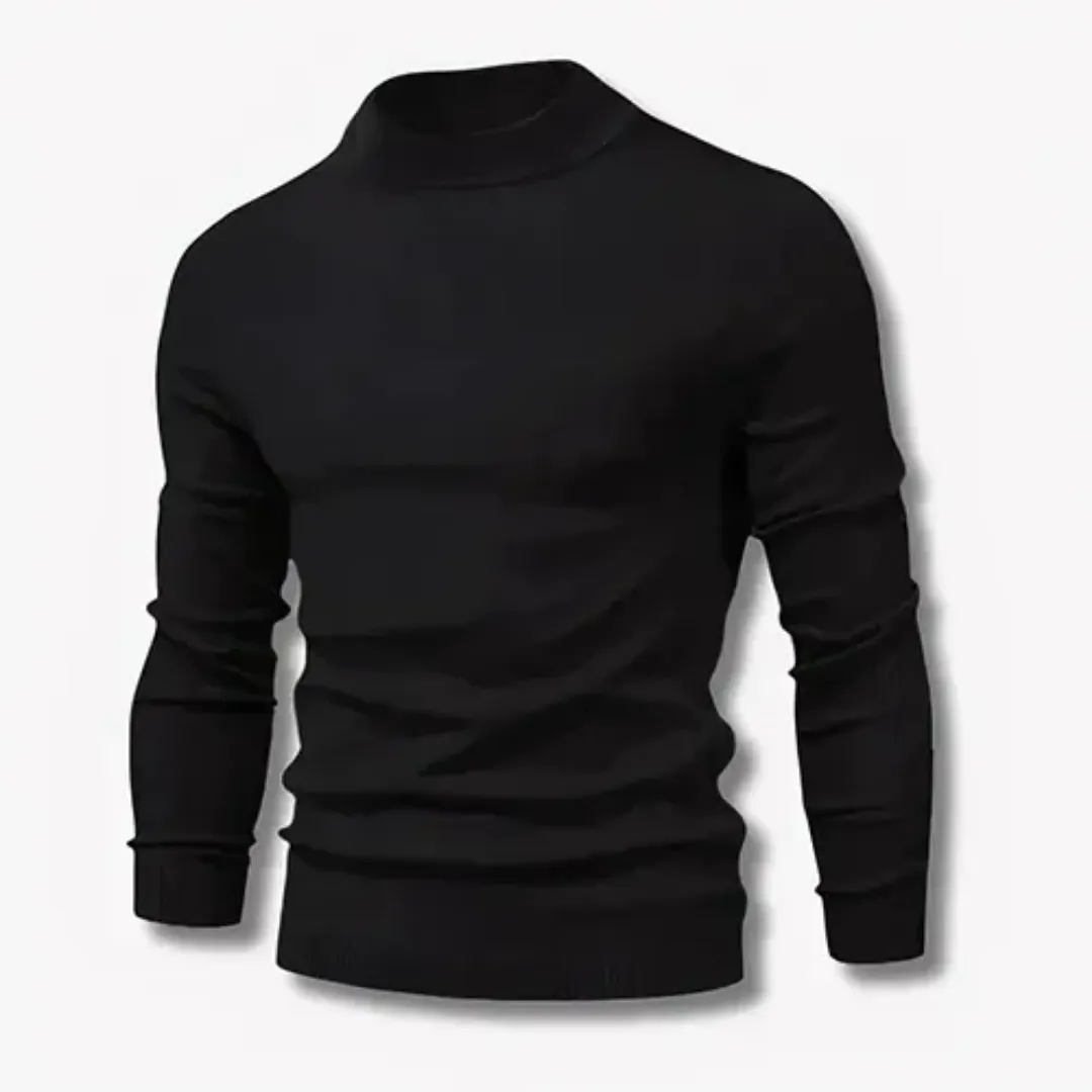 Xavier – Classic Fitted Turtleneck – Soft & Versatile