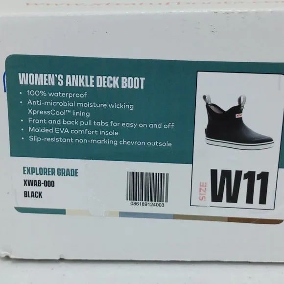 XTRATUF 6&quot; Ankle Deck Boots Casual / Fishing Women's Size 11