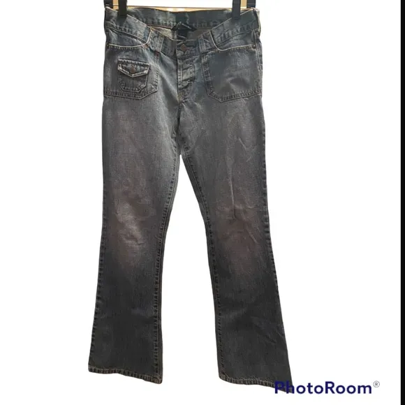 Y2K VINTAGE A&amp;F BOHO LOW RISE BLUE JEANS BOYFRIEND PARISIAN SEXY ⭐️⭐️⭐️⭐️⭐️