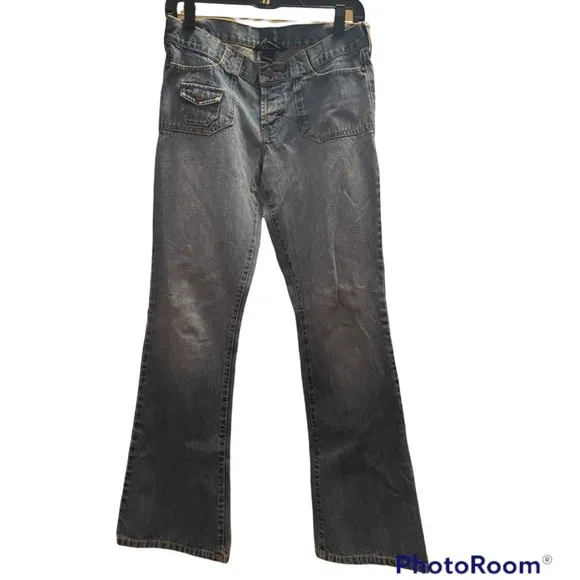 Y2K VINTAGE A&amp;F BOHO LOW RISE BLUE JEANS BOYFRIEND PARISIAN SEXY ⭐️⭐️⭐️⭐️⭐️