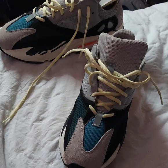 Yeezy Athletic Shoes - Gray, Black, Blue