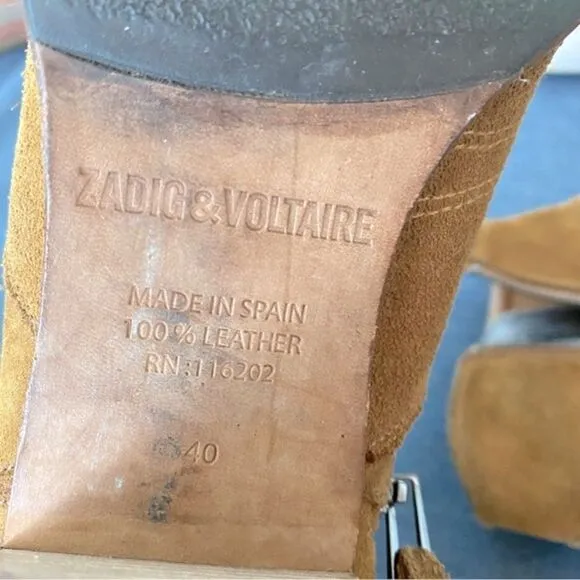 Zadig &amp; Voltaire Cowboy Booties