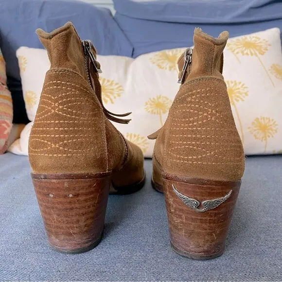 Zadig &amp; Voltaire Cowboy Booties