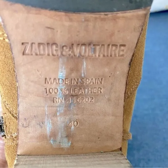 Zadig &amp; Voltaire Cowboy Booties